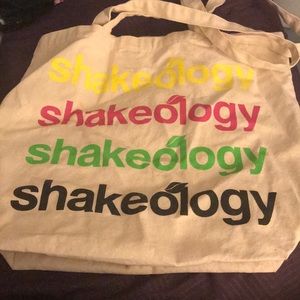 Shakeolgy canvas tote